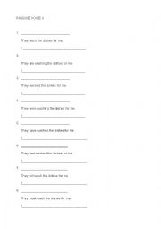 English Worksheet: Passive Voice have something done revision