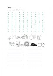 English Worksheet: wordsearch