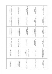 English Worksheet: 1st conditional domino