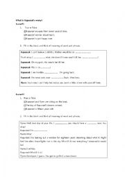 English Worksheet: Tangled dictation