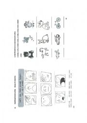 English Worksheet: Feelings, colours, toys, animals