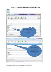 WINFF Open Source FILE Convertor Directions