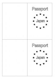 English Worksheet: Passport activity (beginner)