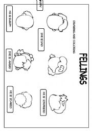 English Worksheet: fellings