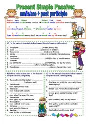 English Worksheet: Present Simple Passive