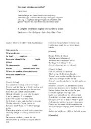 English Worksheet: Candy Shop