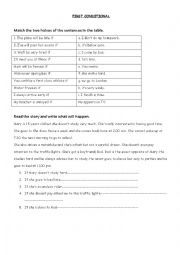 English Worksheet: First Conditional