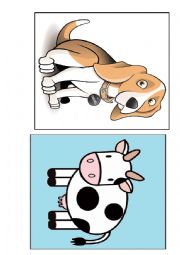 English Worksheet: Animals puzzle