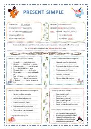 English Worksheet: Present Simple