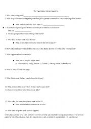 English Worksheet: The Page Master