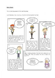 English Worksheet: Introducing reported questions and commands