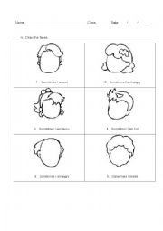 English Worksheet: Feelings Draw the Faces