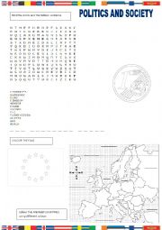 English Worksheet: The European Union