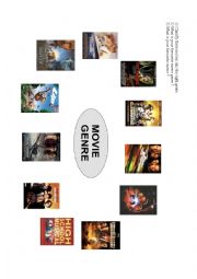 English Worksheet: Movie genre