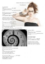 English Worksheet: INGRID MICHAELSON Past Simple Conditional 2 song