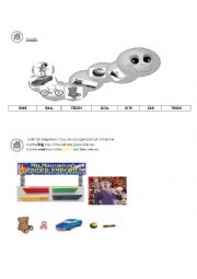 English Worksheet: Toys