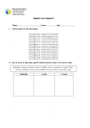 English Worksheet: possessive pronouns