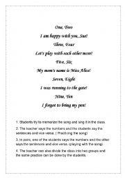 English Worksheet: Numbers