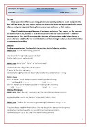 English Worksheet: Cinderella