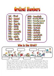 Ordinal Numbers