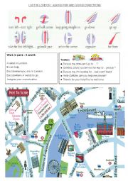 English Worksheet: LOST IN LONDON