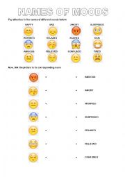 English Worksheet: NAMES OF WHATSAPP MOODS