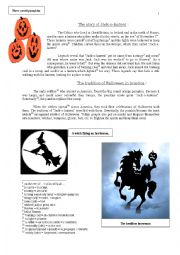 English Worksheet: Halloween