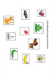 English Worksheet: B pictures
