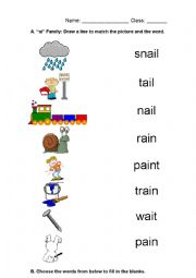 ai oa phonics worksheet