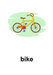 English Worksheet: Means of transport flashcards. 10 flashcards