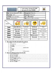 English Worksheet: Likes and Dislikes