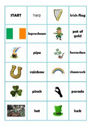 English Worksheet: Domino St. Patrickss Day