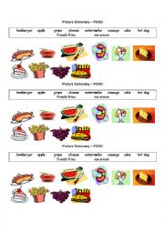 Food Picture Dictionary 1