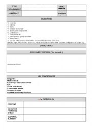 English Worksheet: CLIL tasks