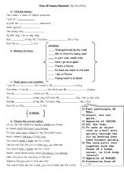 English Worksheet: Man of simple pleasures by Kasabian