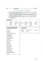 English Worksheet: Story telling