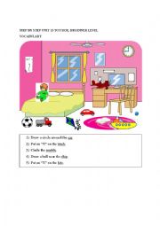 English Worksheet: Toys vocabulary for young learners