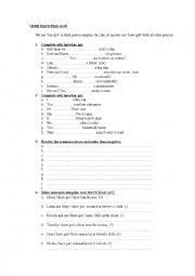 English Worksheet: The verb have got