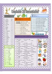 English Worksheet: Countable vs uncountable nouns