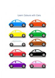 learn colours with cars