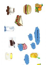 English Worksheet: Offer and request (food)