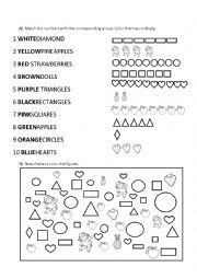 Numbers, Colors and Shapes