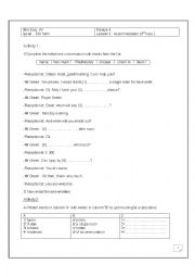 English Worksheet: Accommodation