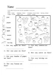 English Worksheet: How many?