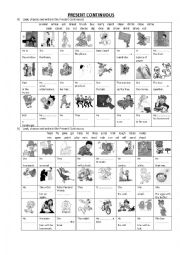 TENSES - PRESENT CONTINUOUS EXTRA PRACTICE