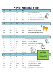 Minimal Pairs Practice Page 2