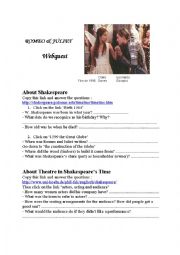 webquest Shakespeare