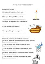 English Worksheet: Life in the past - past simple practice