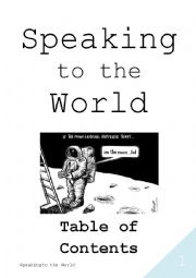 English Worksheet: Speaking to the world