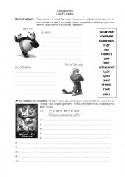 English Worksheet: Comparative & Superlative